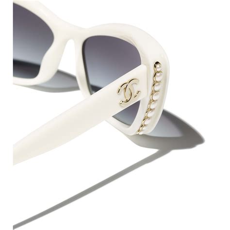 chanel white and grey sunglasses|Chanel sunglasses online shop.